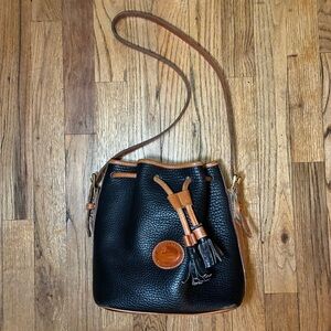 Vintage Dooney & Bourke AWL Drawstring
Bucket Bag Tote Handbag USA
